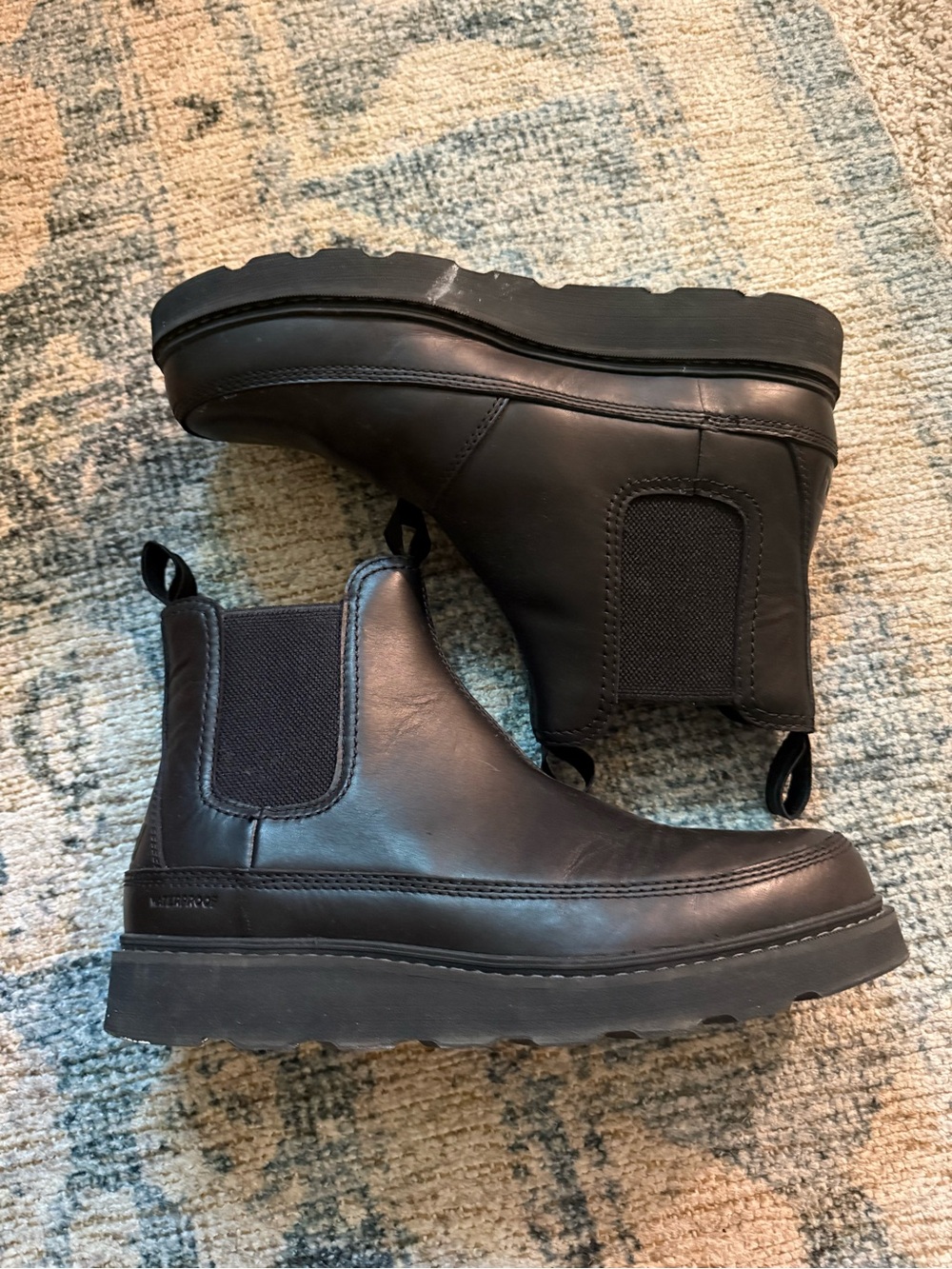 SOREL Men’s Black Chelsea Work Boots